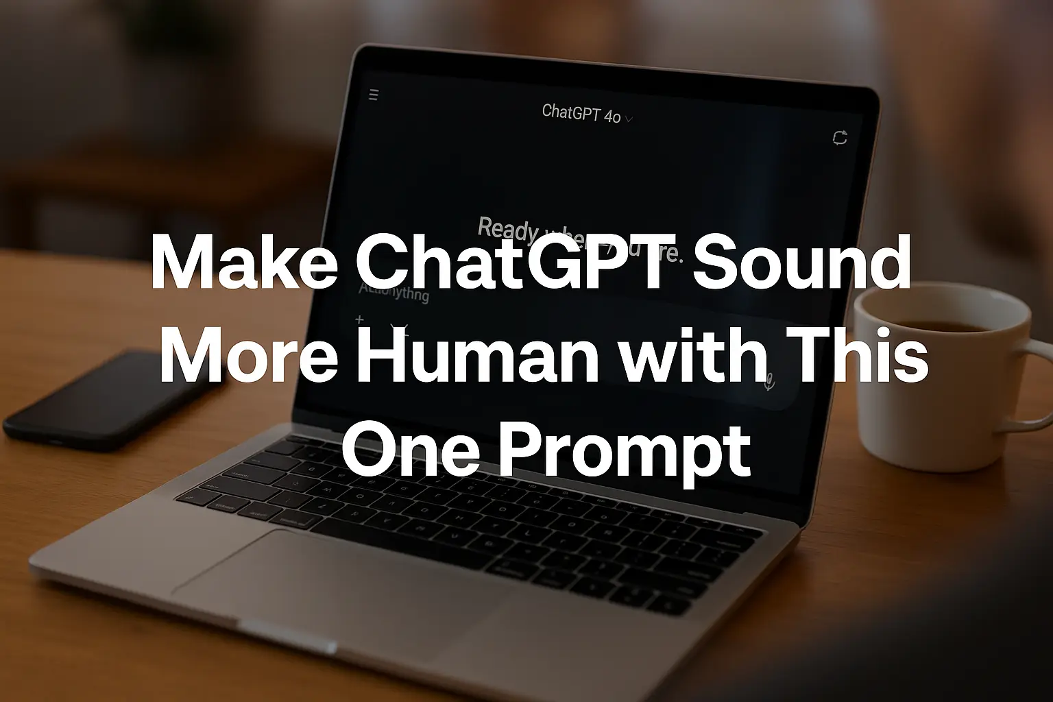 Make ChatGPT Sound More Human with This One Prompt